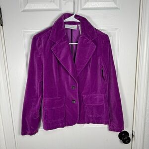 Rich Purple Women's Blazer - Liz Claiborne Collection